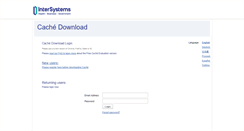 Desktop Screenshot of download.intersystems.com